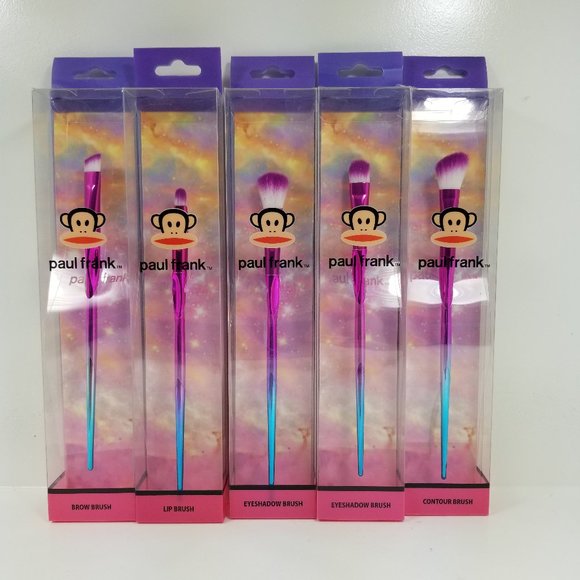 Paul Frank makeup Brush set of 5 - Picture 1 of 10